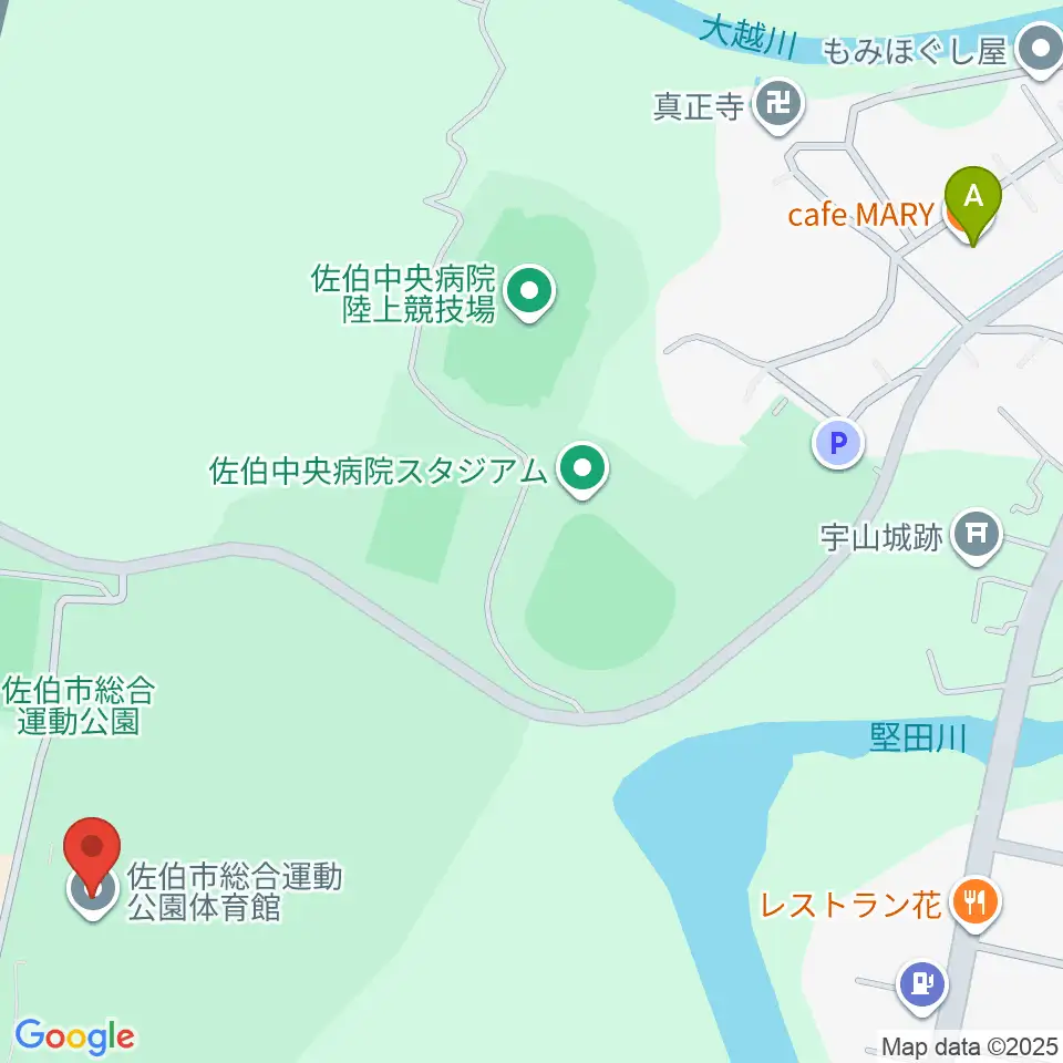 佐伯中央病院アリーナ周辺のカフェ一覧地図
