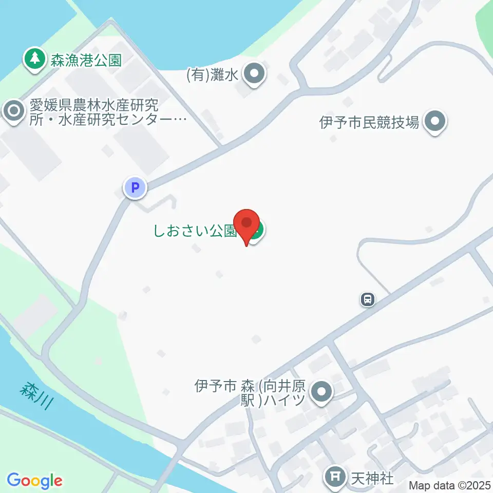 伊予市民体育館周辺のカフェ一覧地図