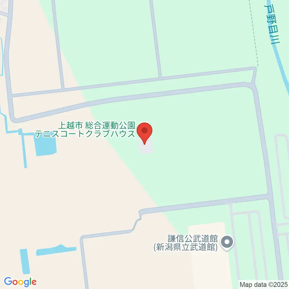 謙信公武道館周辺のカフェ一覧地図