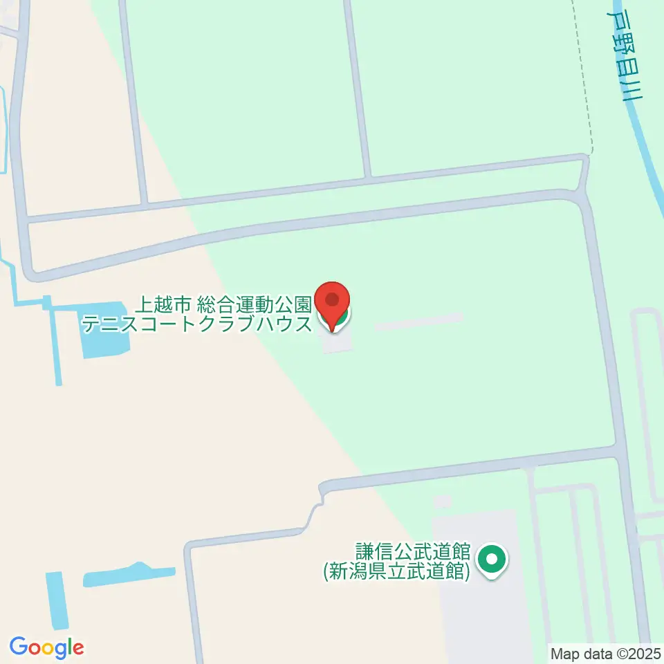 謙信公武道館周辺のカフェ一覧地図