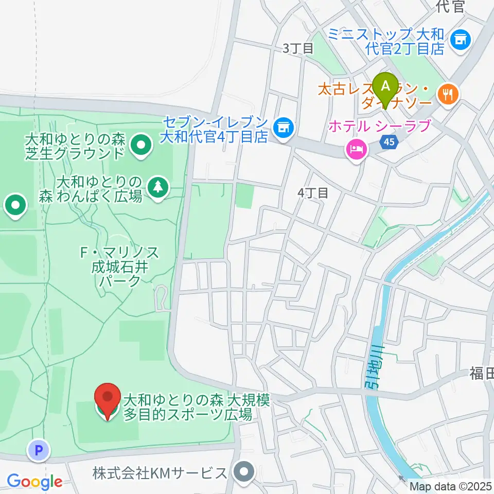 F・マリノス 成城石井パーク多目的スポーツ広場周辺のカフェ一覧地図