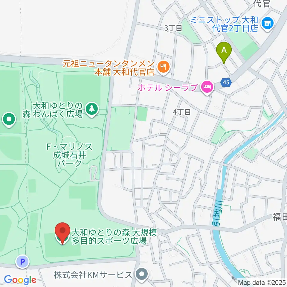 F・マリノス 成城石井パーク多目的スポーツ広場周辺のカフェ一覧地図