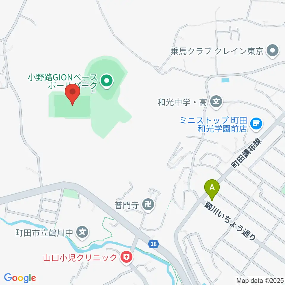 小野路GIONグラウンド周辺のカフェ一覧地図