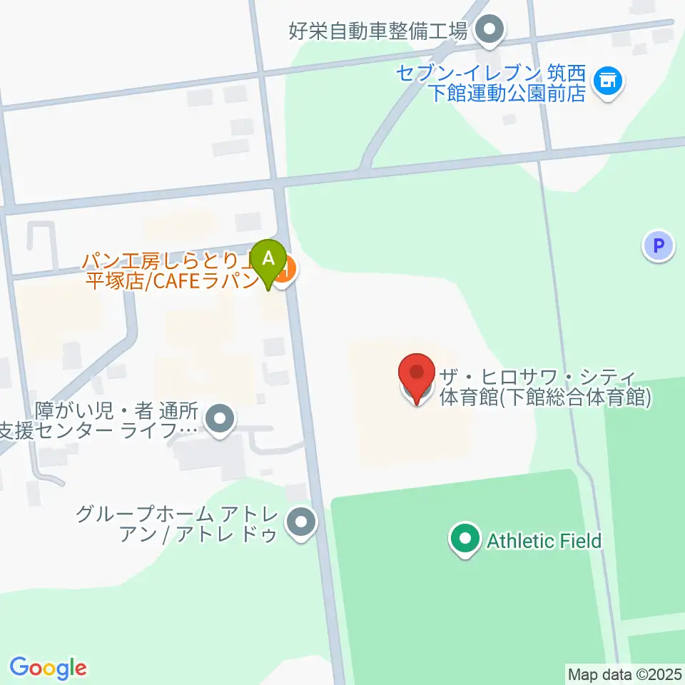 ザ・ヒロサワ・シティ体育館周辺のカフェ一覧地図