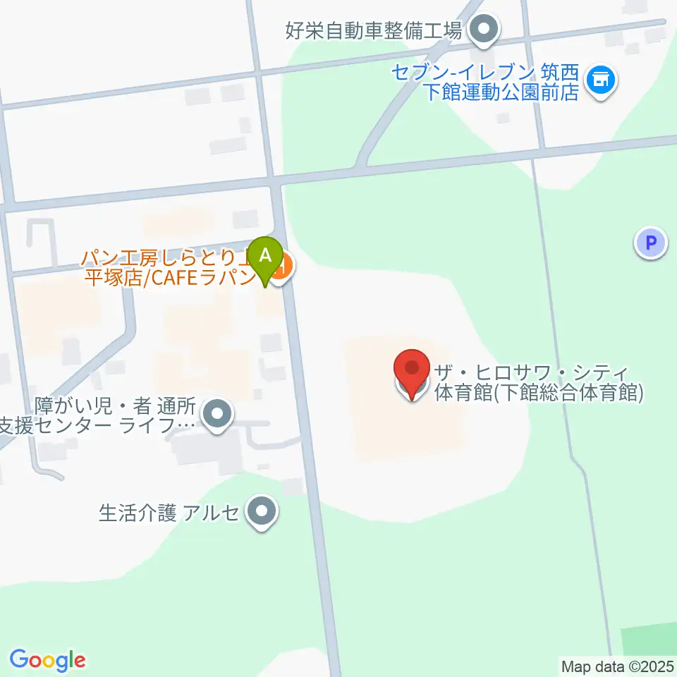 ザ・ヒロサワ・シティ体育館周辺のカフェ一覧地図