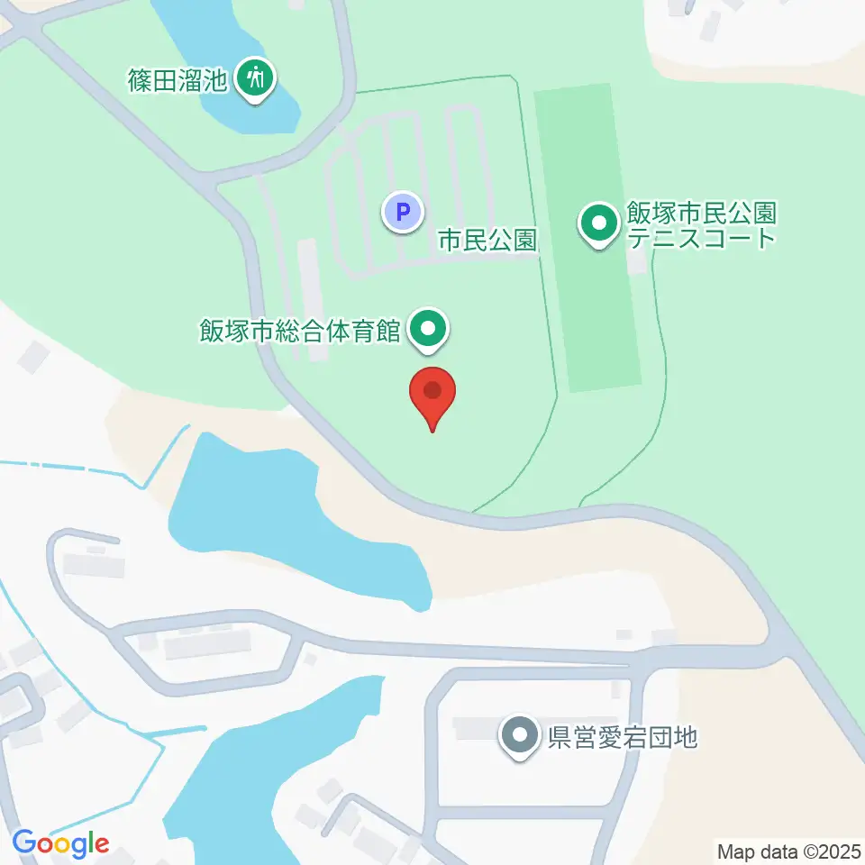 飯塚市総合体育館周辺のカフェ一覧地図