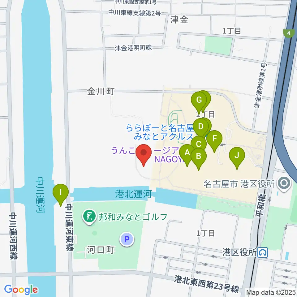 コムテックポートベース周辺のカフェ一覧地図