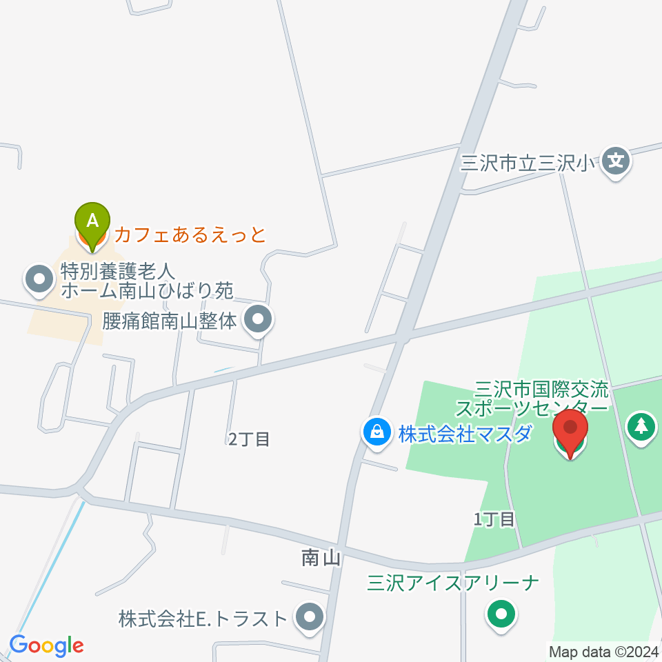 三沢市国際交流スポーツセンター周辺のカフェ一覧地図