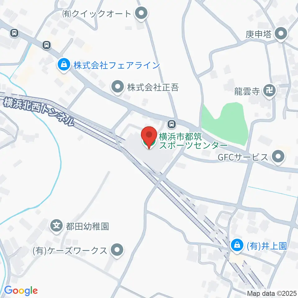 横浜市都筑スポーツセンター周辺のカフェ一覧地図