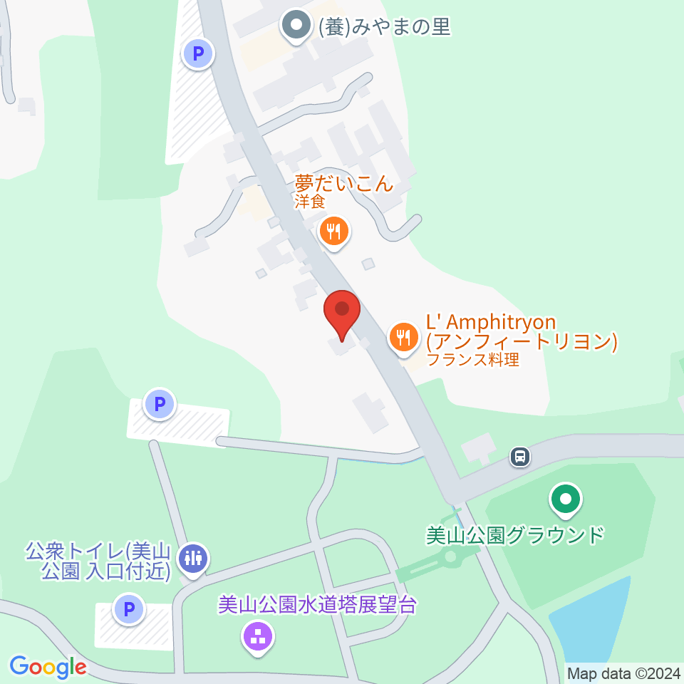 美山多目的グラウンド周辺のカフェ一覧地図