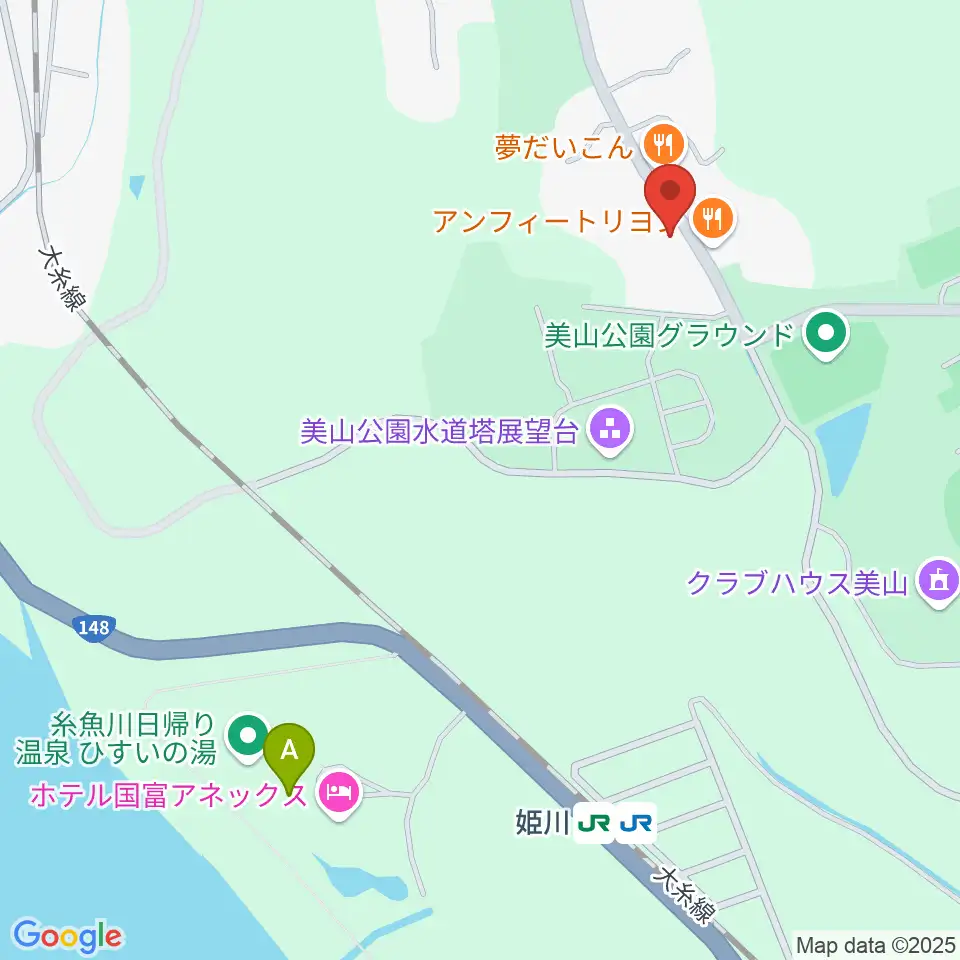 美山多目的グラウンド周辺のカフェ一覧地図