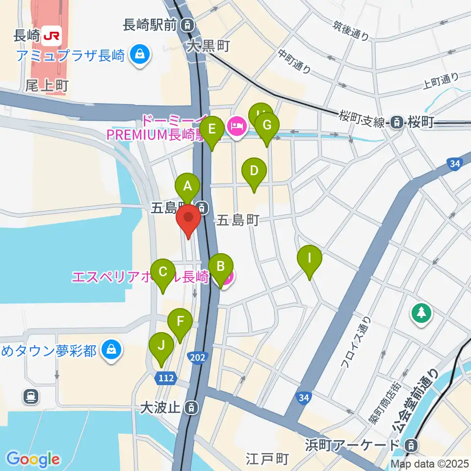 ECHO FIELD周辺のカフェ一覧地図