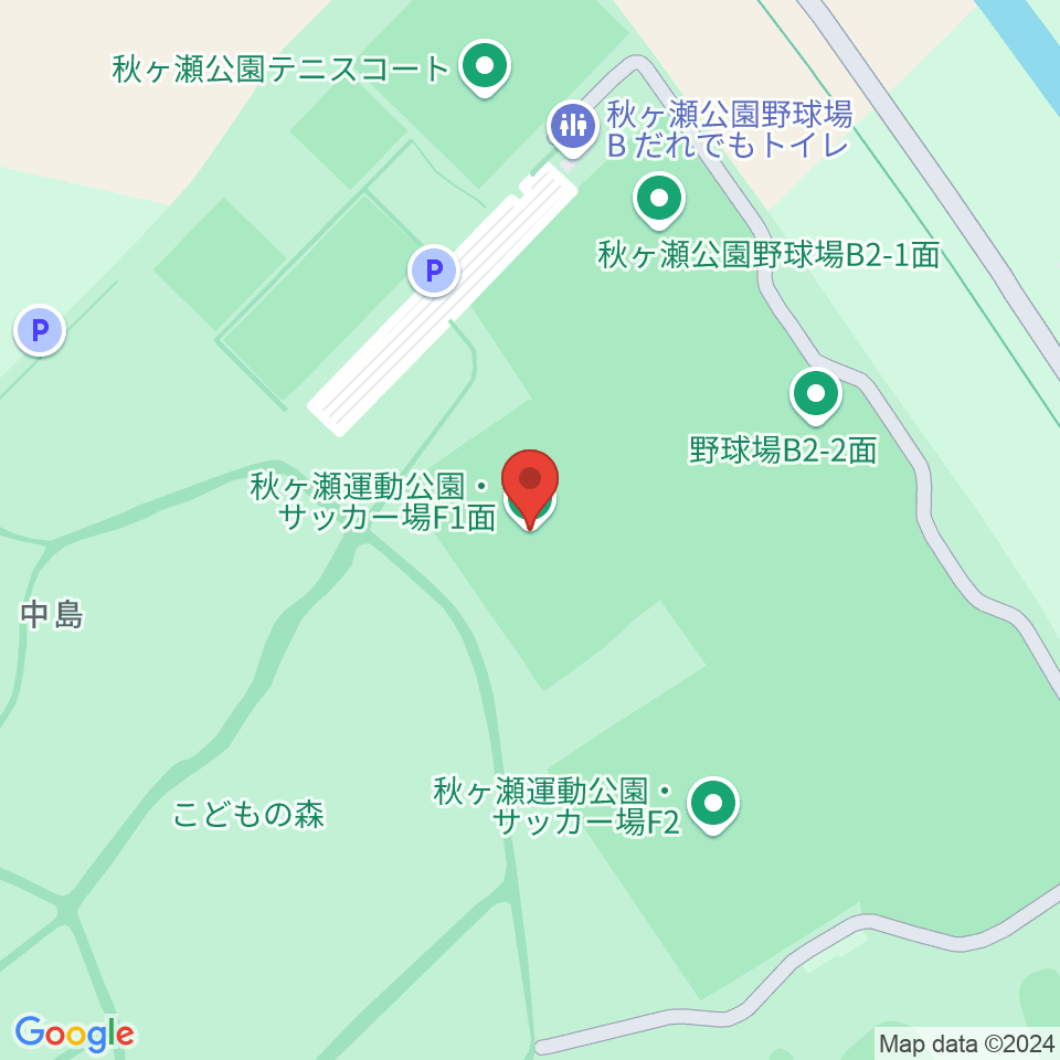 秋ヶ瀬公園サッカー場周辺のカフェ一覧地図