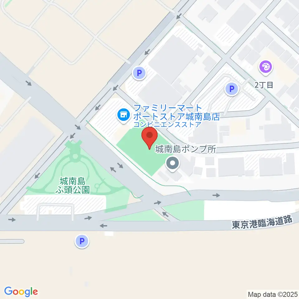 城南島ポートグランド周辺のカフェ一覧地図