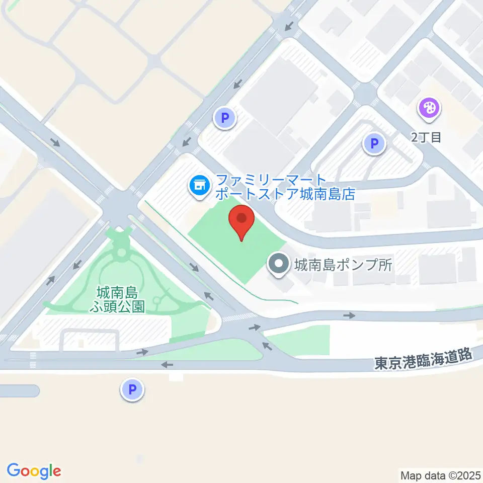 城南島ポートグランド周辺のカフェ一覧地図