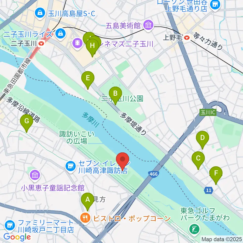 北見方少年サッカー場周辺のカフェ一覧地図