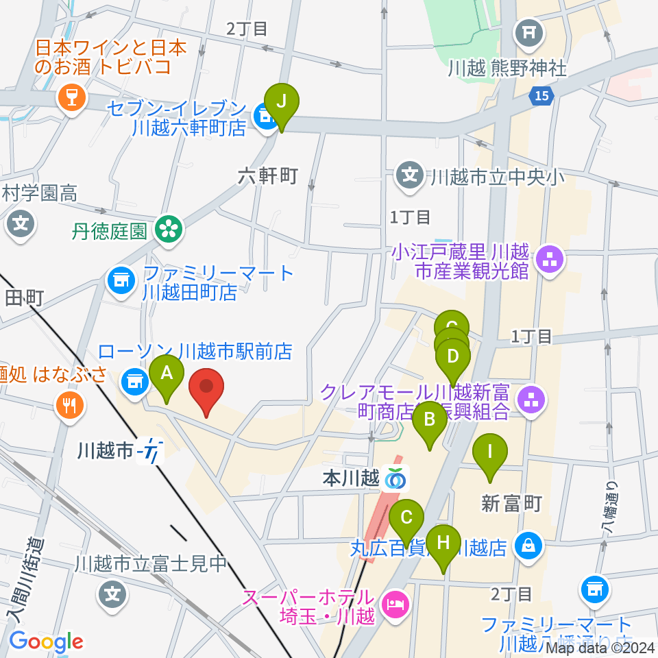 STUDIO CHIKO（スタジオチコ）周辺のカフェ一覧地図