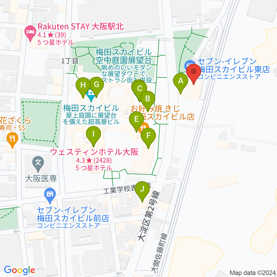 7th Note周辺のカフェ一覧地図