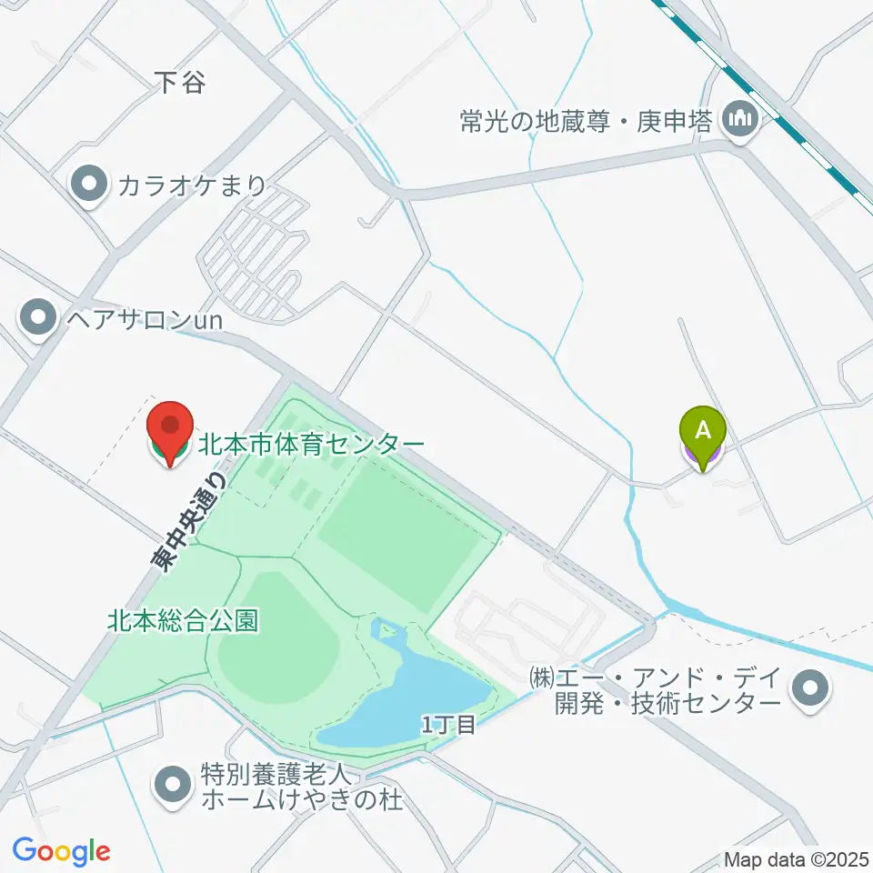 北本市体育センター周辺のカフェ一覧地図
