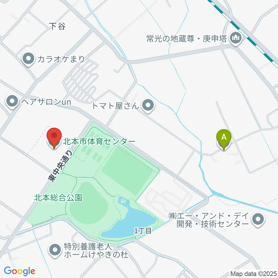 北本市体育センター周辺のカフェ一覧地図