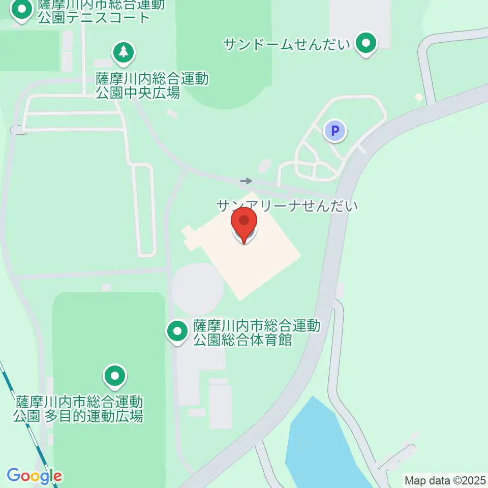 サンアリーナせんだい周辺のカフェ一覧地図