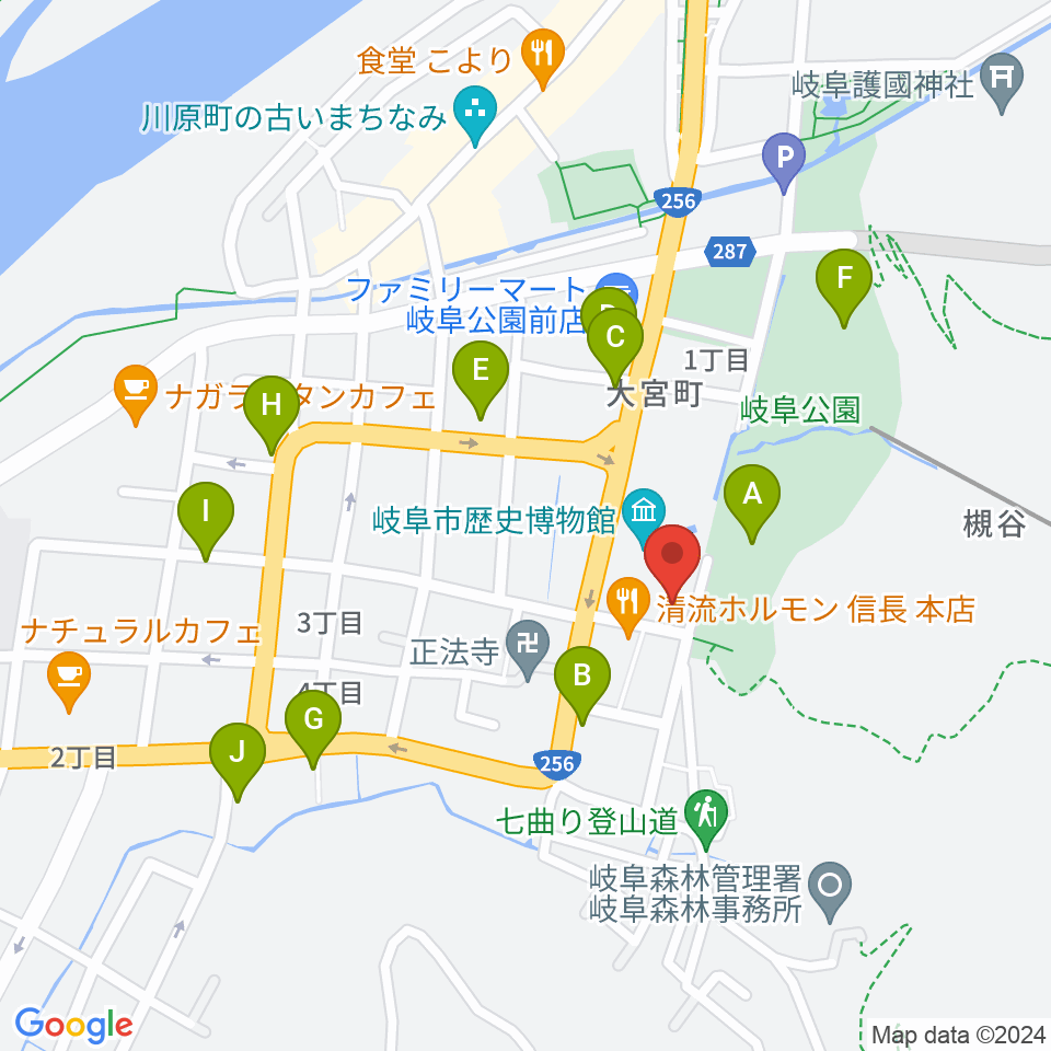 名和昆虫博物館周辺のカフェ一覧地図