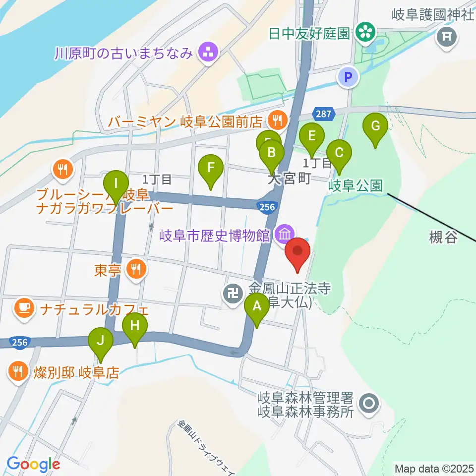 名和昆虫博物館周辺のカフェ一覧地図