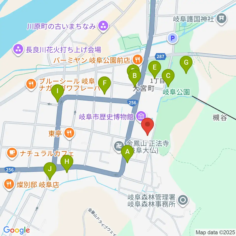 名和昆虫博物館周辺のカフェ一覧地図