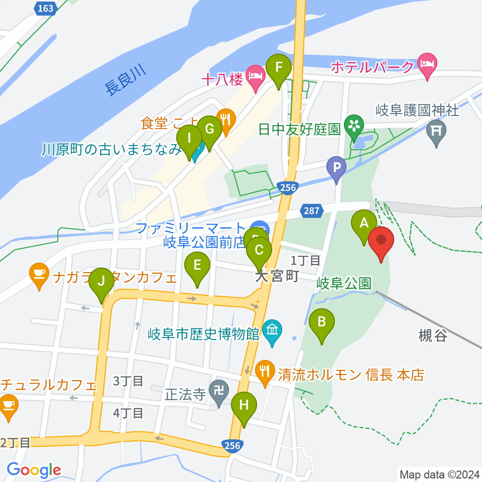 加藤栄三・東一記念美術館周辺のカフェ一覧地図