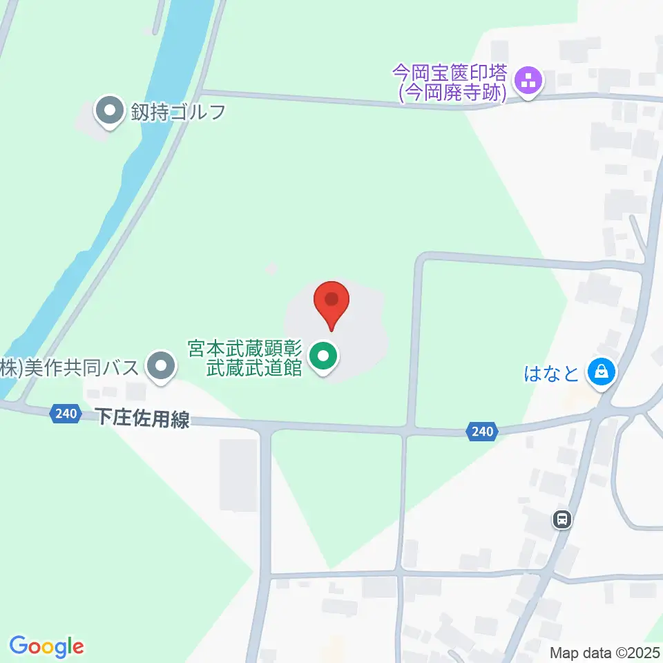 宮本武蔵顕彰武蔵武道館周辺のカフェ一覧地図