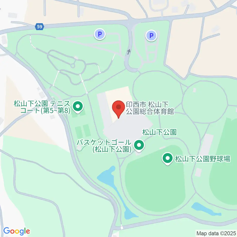 松山下公園総合体育館周辺のカフェ一覧地図