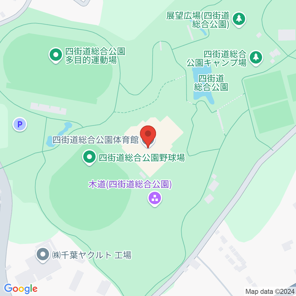 四街道総合公園体育館周辺のカフェ一覧地図