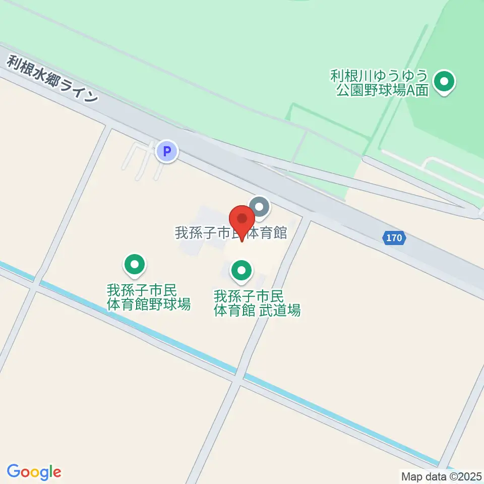 我孫子市民体育館周辺のカフェ一覧地図