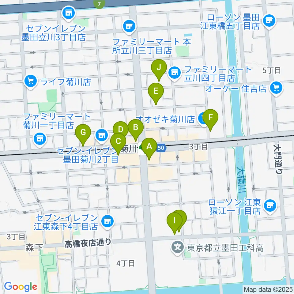 映画館ストレンジャー周辺のカフェ一覧地図