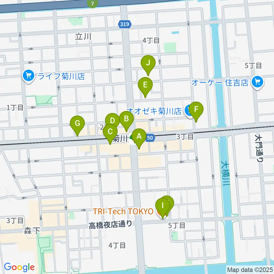 映画館ストレンジャー周辺のカフェ一覧地図
