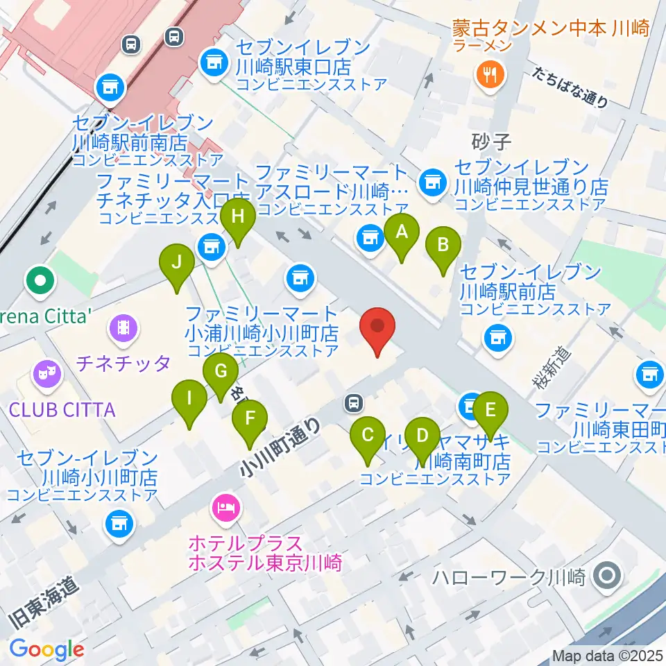 サウンドスタジオ八泉周辺のカフェ一覧地図