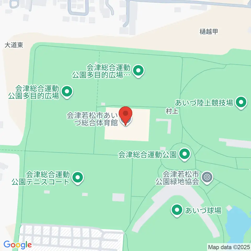 あいづ総合体育館周辺のカフェ一覧地図