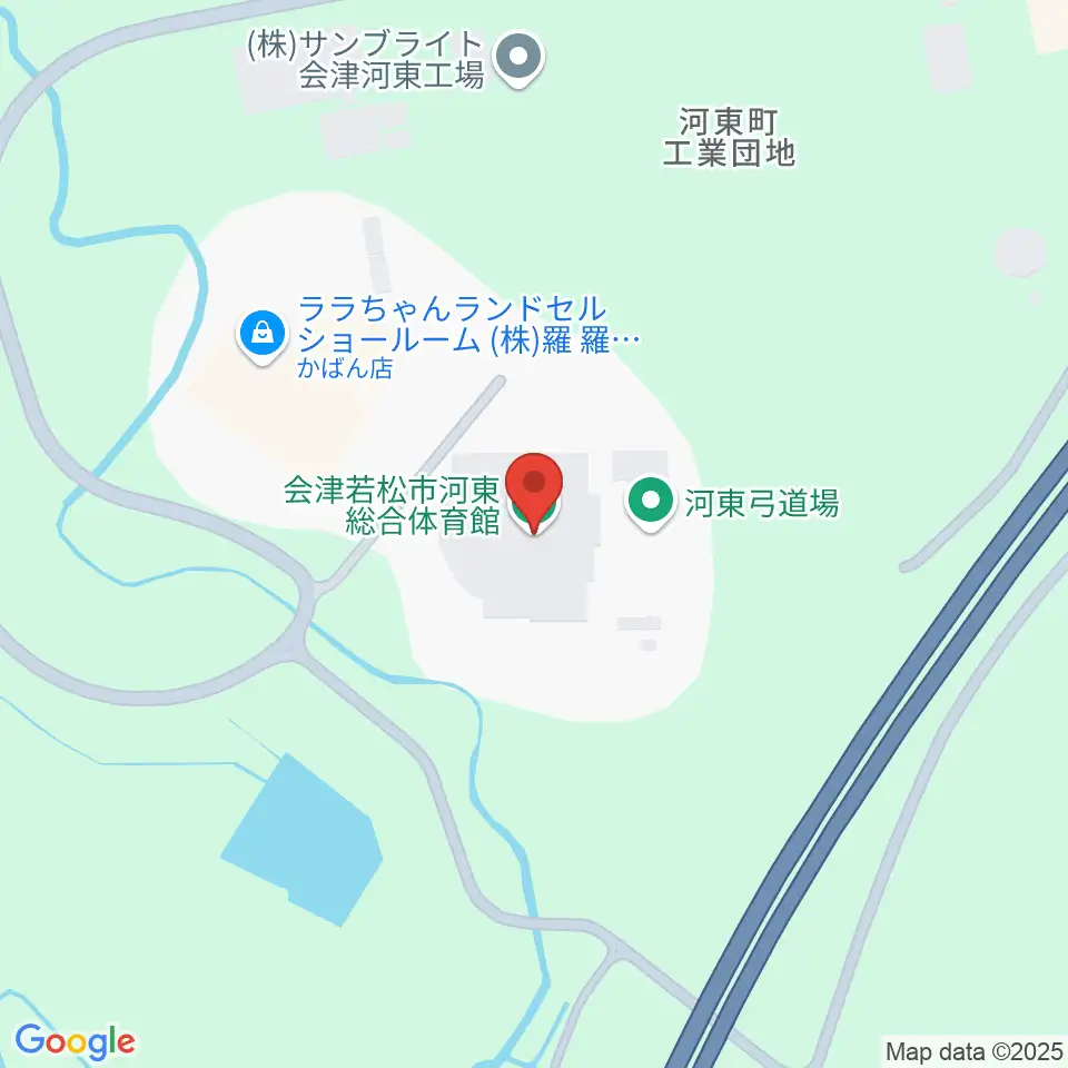 会津若松市河東総合体育館周辺のカフェ一覧地図