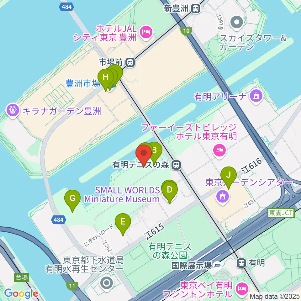 ライブドア アーバンスポーツパーク周辺のカフェ一覧地図
