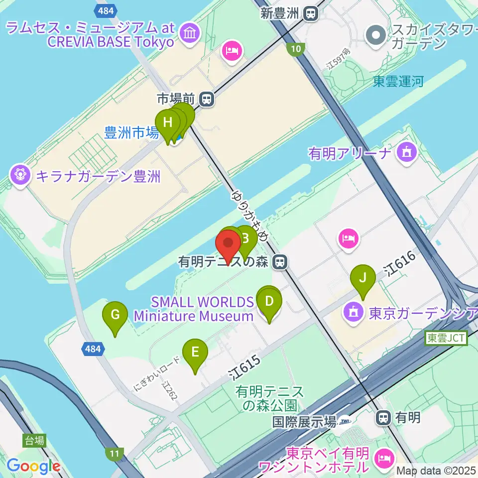 ライブドア アーバンスポーツパーク周辺のカフェ一覧地図