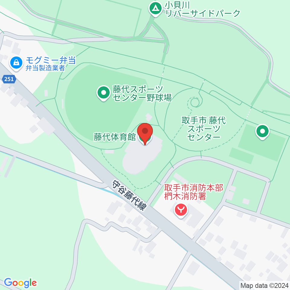 FUYOUアリーナ藤代周辺のカフェ一覧地図