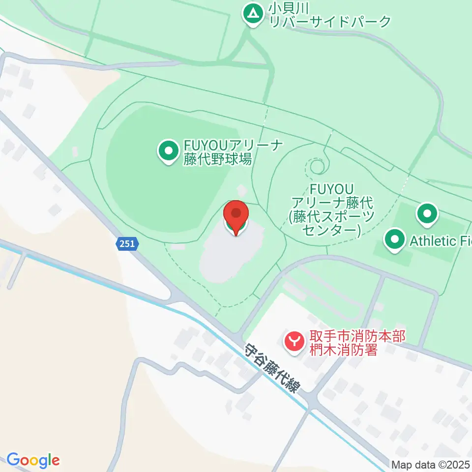FUYOUアリーナ藤代周辺のカフェ一覧地図