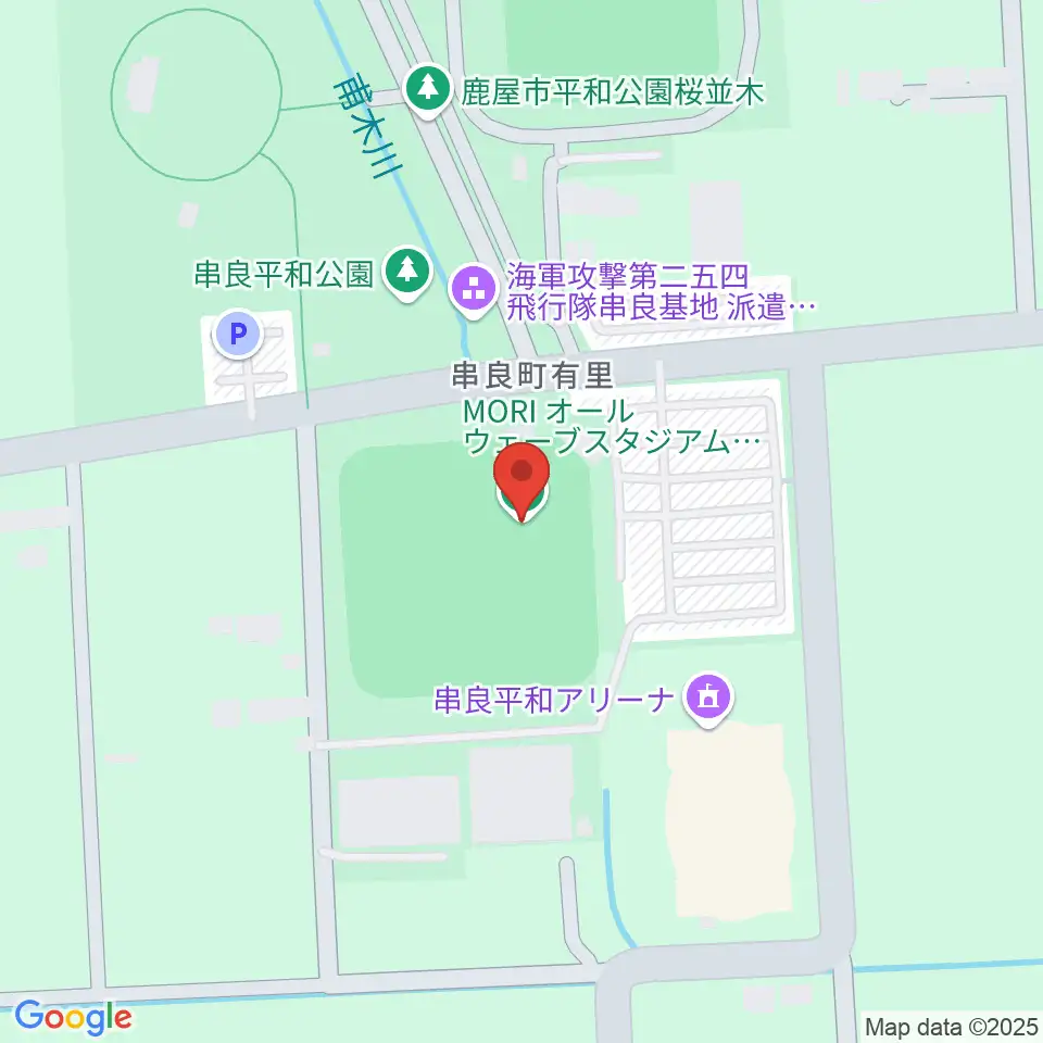 MORI オールウェーブ スタジアム周辺のカフェ一覧地図