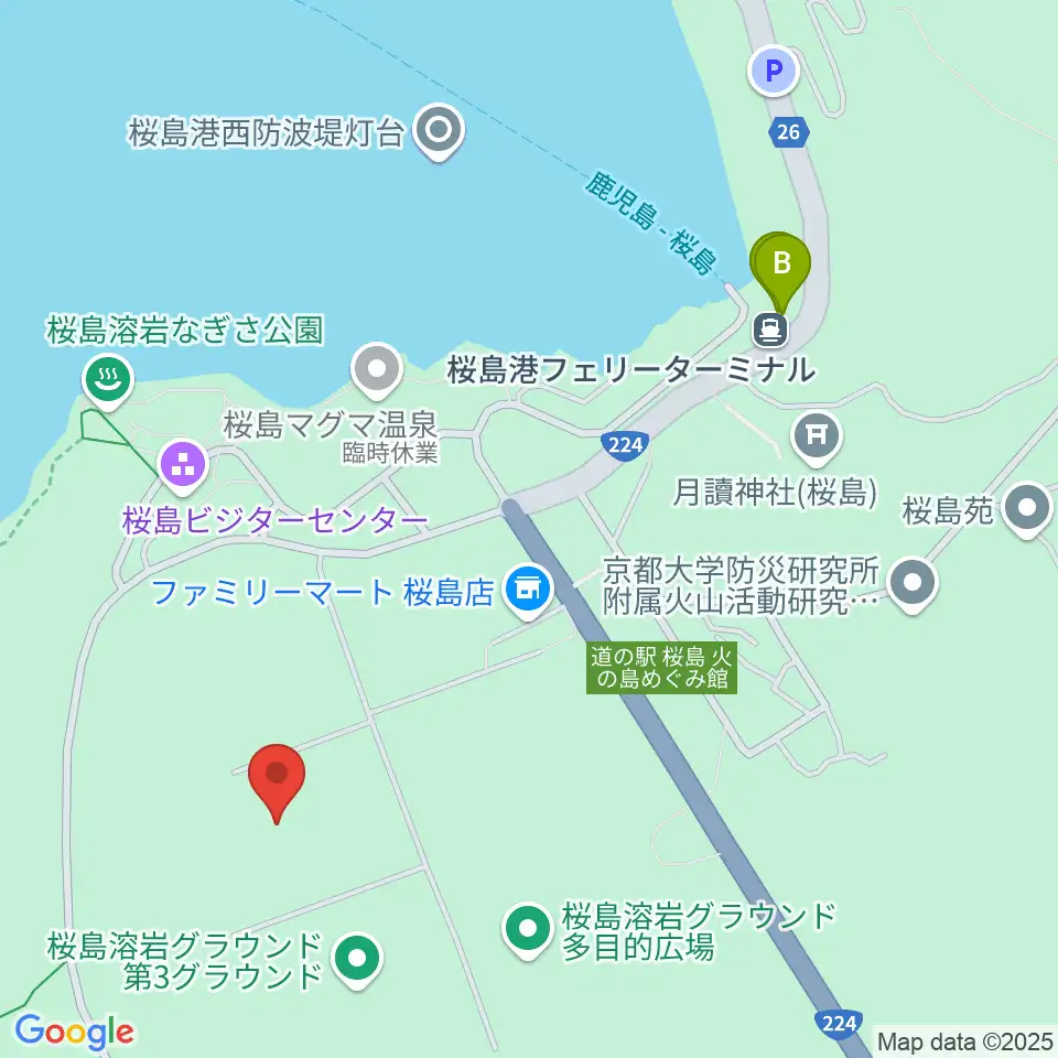 南栄リース桜島グラウンド周辺のカフェ一覧地図