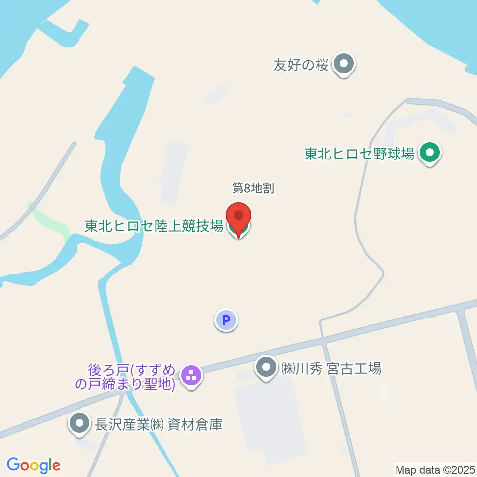 東北ヒロセ陸上競技場周辺のカフェ一覧地図
