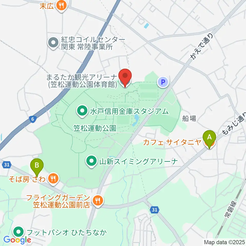 まるたか観光アリーナ周辺のカフェ一覧地図