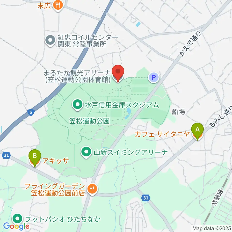 まるたか観光アリーナ周辺のカフェ一覧地図