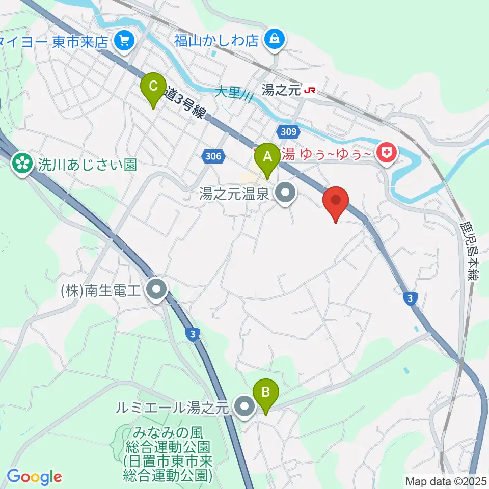 中村商会スタジアム周辺のカフェ一覧地図