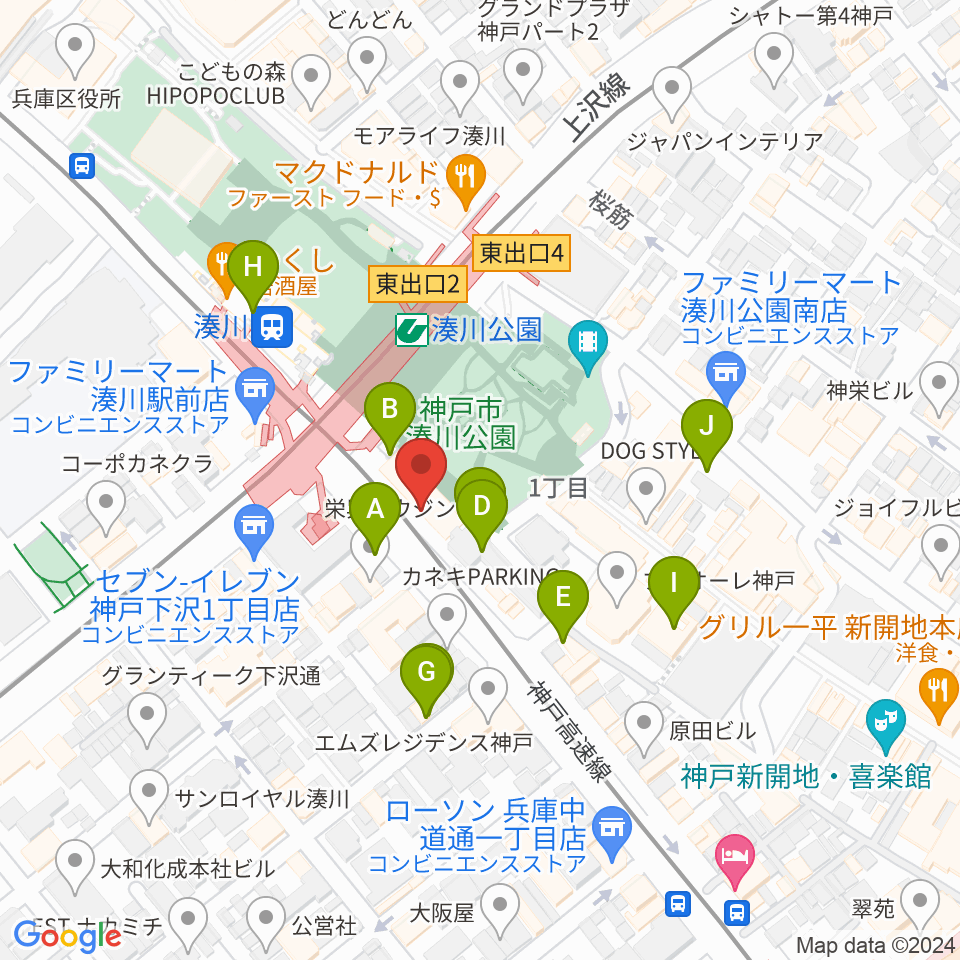 Studio Neko周辺のカフェ一覧地図