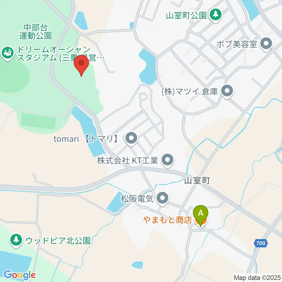 三十三銀行アリーナ周辺のカフェ一覧地図